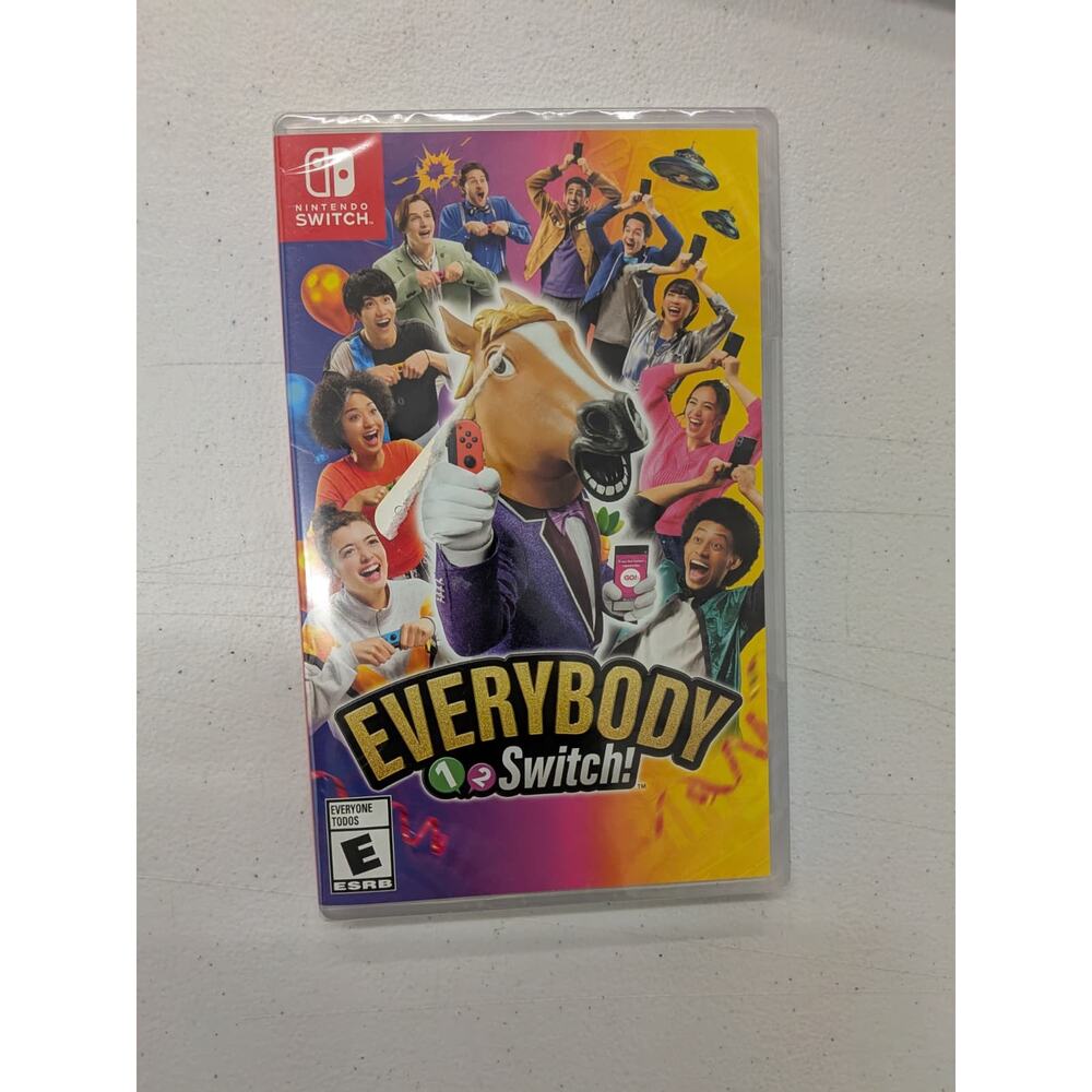 Everybody 1-2-Switch Nintendo Switch Party Game Complete Tested Family Fun